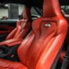 Alt = "Bmw M4 F82 by GTR Auto interior rojo"